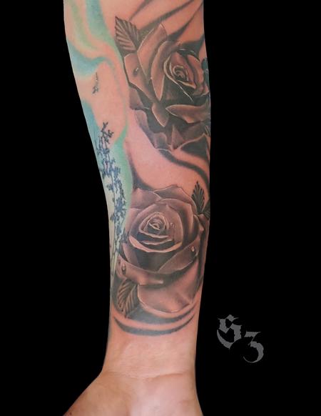 Tattoos - Quade Dahlstrom Roses - 142185